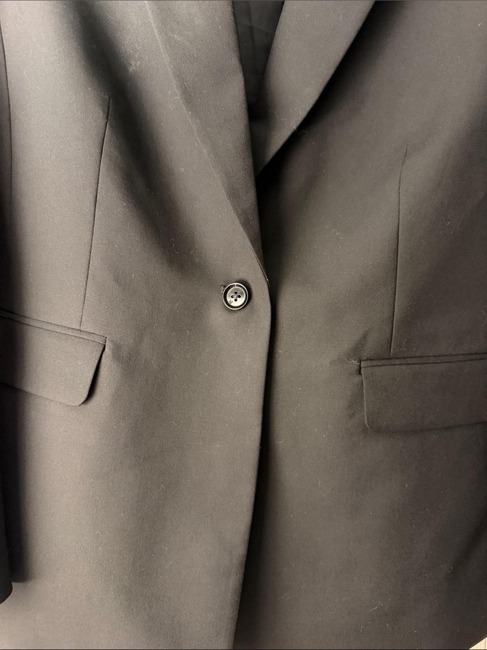 Banana Republic Women's Black Single-Button Suit Blazer - Picture 5 of 9
